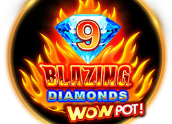 9 Blazing Diamonds slot machine