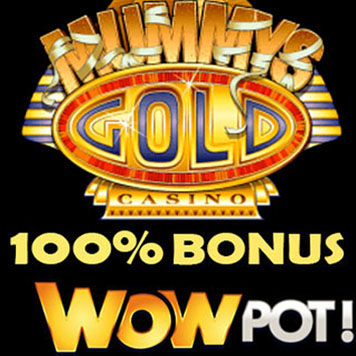 WowPot free spins with Mummys Gold casino bonus