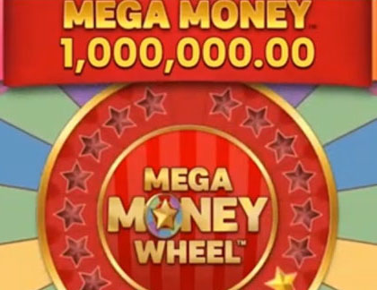 Mega Money Wheel at Casino Rewards