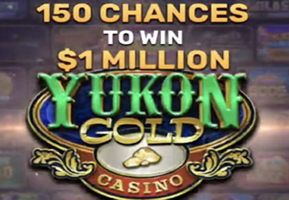 Yukon Gold 150 free spins from Casino Rewards