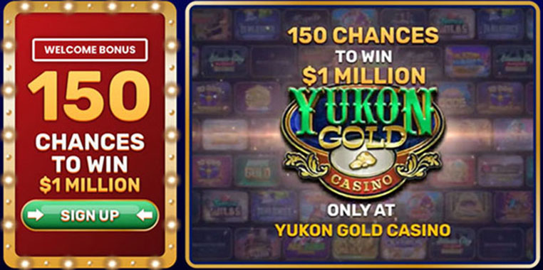 Yukon Gold Casino 150 spins