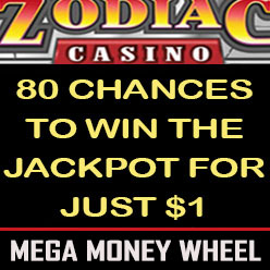 Zodiac Casino wheel spins offer