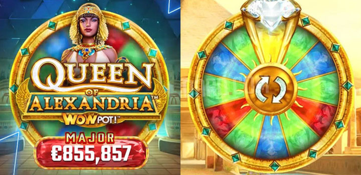 Major jackpot won on Queen of Alexandria WowPot