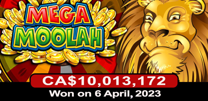 10 Million Mega Moolah Jackpot Winner in April 2023