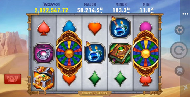 WowPot slots and frequency of Major jackpot wins